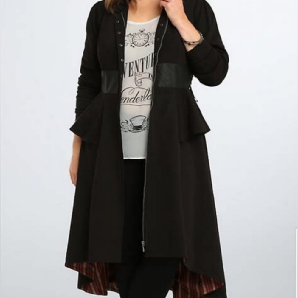 Torrid Disney Collaboration Alice Through the Looking Glass Queen of Hearts Coat